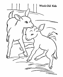 Farm Animal Coloring Page Goat Goat Kids Farm Animal Coloring Pages Farm Coloring Pages Animal Coloring Pages
