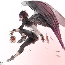 Gogo Winged Au Character Art Wings Drawing Art