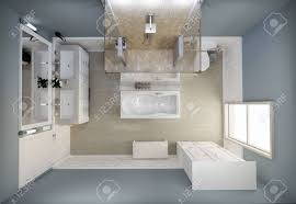 There are a few typical floor plans to consider when designing the layout for a bathroom in your house. Bathroom Top View Floor Plan Stock Photo Picture And Royalty Free Image Image 45527259