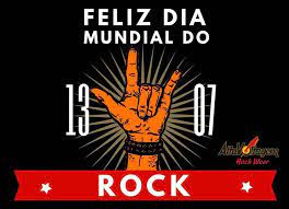 Dia mundial do rock – anos 60. 13 De Julho Dia Mundial Do Rock Altavoltagem Rock Wear