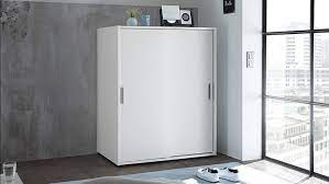 Kommode schrank spind die schöne kommode in buche nachbildung verbreitet ein modernes wohnambiente. Schrankkommode Liora 2 Turen Weiss Inkl Kleiderstange
