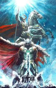 Valhalla I Am Coming Thor And Odin Art By Rudy Ao Marvel Thor Art Odin And Thor Marvel Thor