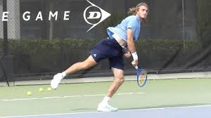 Click here for a full player profile. Stefanos Tsitsipas Vs Petros Tsitsipas Tennis Practice Youtube