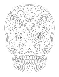 Sugar skulls coloring pages sugar skulls or calavera are decorative or edible skulls made usually by hand from either sugar or clay which are used in the mexican celebration of the day of the dead (día de los muertos) and the roman catholic holiday all souls' day (citation from calavera wikipedia article ). Pin On Coloring Pages