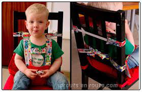 Making your own dog harness will ensure a perfect and comfortable fit for your dog. Diy Travel High Chair The Tutorial How To Make A Fabric Travel High Chair For Wiggly Toddlers Travel High Chair Baby Chairs Diy Diy Kids Chair