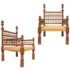 Pair Of Low Punjabi Wedding Chairs Wedding Chairs Decor Pakistani Furniture