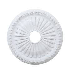 Westinghouse Soleil 20 In White Ceiling Medallion 7775200 The Home Depot In 2020 Ceiling Medallions White Ceiling Westinghouse