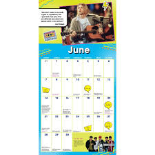 Color by number printables are so much fun! 90s Are All That Wall Calendar Calendars Com