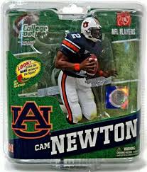 Cameron jerrell cam newton (born may 11, 1989 ) is a current american football quarterback for new england patriots. Auburn Tigers Cam Newton Nfl Players Mcfarlane Toys Series 4 Action Figure For Sale Online Ebay