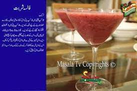 Falsa Sharbat Smoothie Drinks Karahi Recipe Shake Recipes