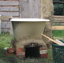 Lehmbad Badewanne Garten Badewanne Im Freien Diy Sauna