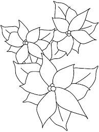 La flor de pascua decoración en uñas debe ser aproximadamente como en la foto. Flores De Pascua Para Colorear Flores Para Colorear