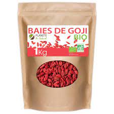 Le goji se présente sous forme de baies rouges allongées, légèrement sucrées, qui poussent en altitude sur des arbustes pouvant mesurer jusqu'à 3 mètres de haut. 1kg De Baies De Goji Biologique Du Tibet