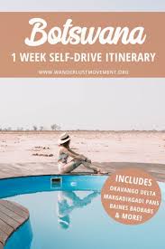 The Perfect Self Drive Botswana Itinerary For An Epic Safari Trip Botswana Travel Africa Travel Africa Travel Guide