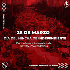 66' falta de benjamín garré (racing club). 26 De Marzo Dia Del Hincha De Independiente Todas Las Noticias De Independiente Soy Del Rojo