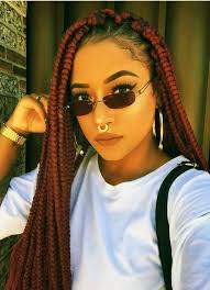Mixed Black And Burgundy Box Braids Pictures Master Collection Of 52 Burgundy Box Braids Curly Craze Box Braids Hairstyles Box Braids Hairstyles For Black Women Burgundy Box Braids