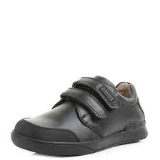 Details About Boys Garvalin Benjamin Black Leather Comfort School Shoes Shu Size