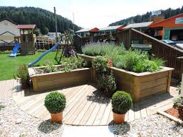 Hochbeet Mit 3 Etagen Hohen Aus Kesseldruckimpragniertem Holz Hochbeet Hochbeet Holz Garten