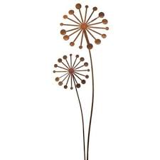 Gartenstecker Puste Blume 118cm X 30cm Metall Rost Gartendeko Edelrost Gross Amazon De Garten Gartenstecker Garten Garten Deko