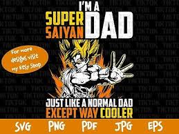 Download Fathers Day Svg Goku Svg Super Saiyan Dad Super Saiyan Svg Dragon Ball Svg Ebay