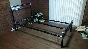 単管パイプベッド bessオーナー blogサーキット bob パイプ インテリア パイプベッド 収納 アイデア