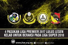 Liga super malaysia) is the men's top professional football division of the malaysian football league system.1 administered by the football malaysia limited liability partnership (fmllp), now known as the malaysian football league (mfl). Semua 12 Pasukan Liga Super 2018 Sah Miliki Lesen Kelab Fam
