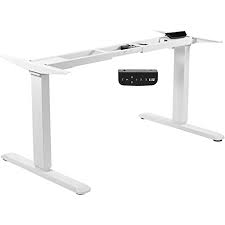 Building a diy desk to suit your home decor is a simple project that you can easily do at home. Amazon Com Vivo White Electric Dual Motor Stand Up Desk Frame With Cable Management Rack Ergonomic Height Adjustable Standing Diy Workstation Desk V103ew Office Products