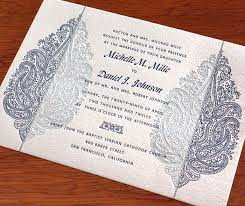 Sunita Invitations By Ajalon Wedding Invitations Boho Letterpress Wedding Invitations Letterpress Wedding