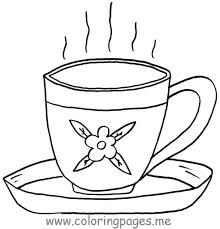 Color in this picture of teapot and share it with others today! Teacup Coloring Page Coloring Home