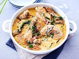 Hahnchen In Apfelwein Sosse Rezept Lecker Rezepte Hahnchen Fleisch Gerichte