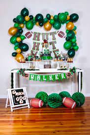 See more ideas about football party, tailgate party, football decorations. Kara S Party Ideas Vintage Meets Modern Football Birthday Party Kara S Party Ideas