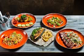 They work as an appetizer, as a condiment, and even as a salad when chunky. Assortment Various Food Grill Meat Bbq Party Fest Hot Dog Barbecue Pork Ribs Steak Carbonara Paste And Crab Salad Stock Image Image Of Dinner Crab 144178951