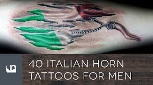 It is also featured in celtic mythology, where it represented renewal. 40 Italian Horn Tattoos For Men Youtube