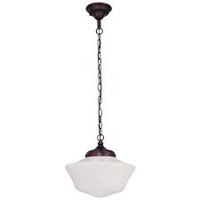 Shop beautiful milk glass pendant lights, chandeliers, ceiling & wall lights to coordinate with your individual style. 14 Inch Schoolhouse Pendant Light With Chain Fa6 220 Ga14 A 220 Destination Lighting