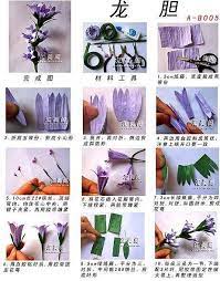 龙胆 嘀咕网 收集高清唯美图片 分享你所爱 结识心朋友 ペーパーフラワー 手作り 花 布