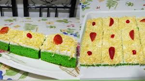 Bukan cuma untuk aroma, pandan juga memberikan warna hijau yang cantik untuk olahan kue bolu. Cara Mudah Membuat Bolu Potong Pandan Keju Anti Gagal Ala Kreasi Dapurku Youtube