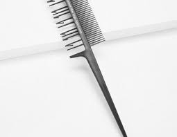 Carbon Fiber Highlights Foiling Hair Comb Shein Sheinside Hair Comb Carbon Fiber Comb