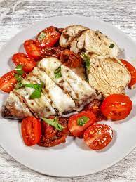 Oven Baked Chicken Breast With Fresh Mozzarella Cherry Tomatoes