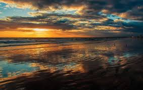 صورة عالية الدقة خالية من المحيط غروب الشمس Photo Sunset Celestial