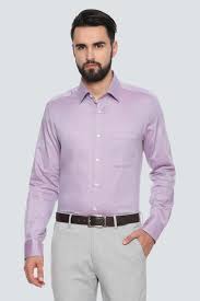 Louis Philippe Shirts Louis Philippe Purple Shirt For Men At Louisphilippe Com