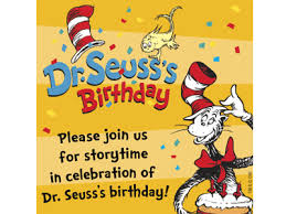 In the united states, seuss's birthday has also come to be known as read across america day: Dr Seuss S Birthday Storytime At Books Inc Palo Alto Books Inc The West S Oldest Independent Bookseller