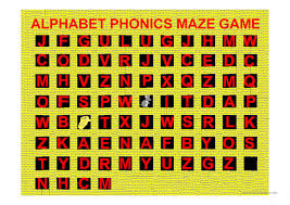 The nato phonetic alphabet* is the most widely used worldwide but we've also included some earlier british. Alphabet Phonics Maze Game A Z With Sounds English Esl Powerpoints For Distance Learning And Physical Classrooms