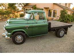 1955 Gmc Pickup 1955 Gmc 250 1 Ton Flatbed Dually Truck 350 Auto W Overdrive Clean Truck Flatbeds Chevrolet Trucks Gmc Vehicles