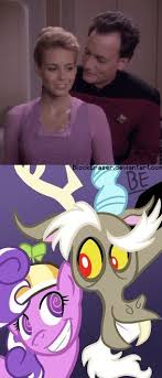 Disqord And Qball Star Trek Tng And Mlp Amanda Rogers Q Screwball Discord