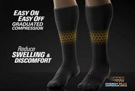 Copper Fit Energy Plus Socks Hydrating Compression Socks Copper Fit Compression Socks Compression Socks Mens
