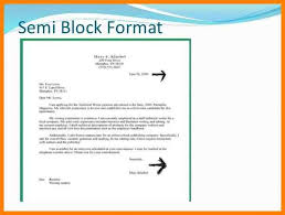 Semi block letter format follows the same arrangement as the block format (i.e., left alignment) except for paragraphs where indention is applied, unlike in block format where paragraphs follow same alignment. Block Business Letter Format Example Easy Block Letters