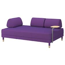 Divano letto ikea matrimoniale grigio con doghe in legno. Flottebo Divano Letto Con Tavolino Vissle Viola 120 Cm Ikea It