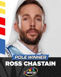 Denny Hamlin wins the pole for Sunday's NASCAR Cup Series race at Nashville  Superspeedway. (3:30ET, NBC)