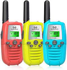 Here's how to use it. Kids Walkie Talkies Wosports 3 Pack Two Way Radios With Belt Clip 3 Km Range Children Toy For Outdoor Adventures Game Camping Hiking Toys Games Amazon Com