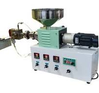 Desktop extruder plastic wire coating extrusion line ...